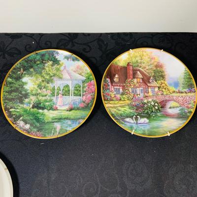 LOT 214: Set of Five (5) Franklin Mint - Violet Schwenig Designed Collector’s Plates