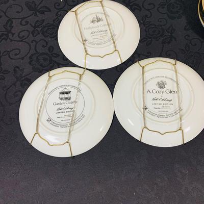 LOT 215: Assortment of Collectors Plates by Knowles, Danbury Mint and Franklin Mint