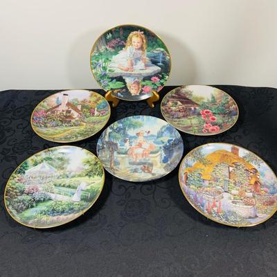 LOT 215: Assortment of Collectors Plates by Knowles, Danbury Mint and Franklin Mint