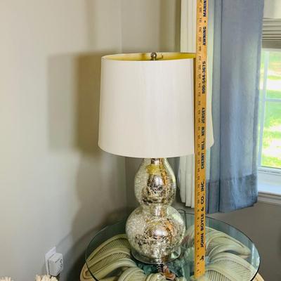 LOT 217: Modern Silver Glass Gourd Lamp