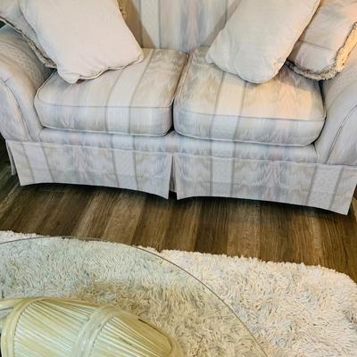 LOT 219: International Furniture Sofa and Love Seat