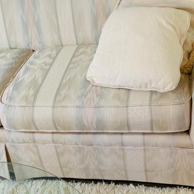 LOT 219: International Furniture Sofa and Love Seat