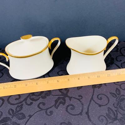 LOT Lenox Enteral China Serving Platter (2) Serving Bowls, Creamer and Sugar Bowl with Lid, Salt Shaker and Pepper Grinder and 8 Soup Bowls