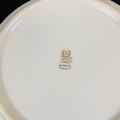 LOT Lenox Enteral China Serving Platter (2) Serving Bowls, Creamer and Sugar Bowl with Lid, Salt Shaker and Pepper Grinder and 8 Soup Bowls