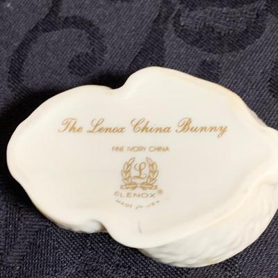 LOT 231: Lenox Collection Including Stephanotis Vase In Never Used - Platter,Candy Bowls and Dishes, Elephant Figurine and Rabbit Trinket...