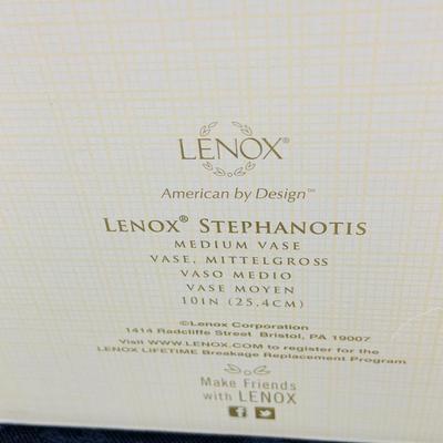 LOT 231: Lenox Collection Including Stephanotis Vase In Never Used - Platter,Candy Bowls and Dishes, Elephant Figurine and Rabbit Trinket...