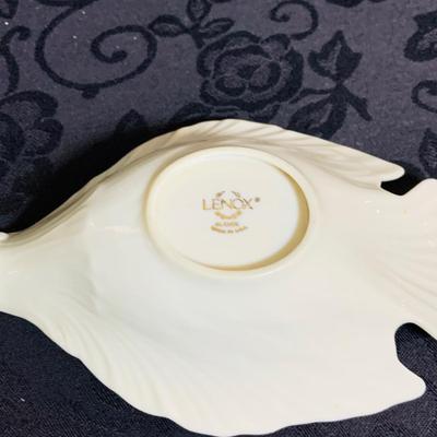 LOT 232: Collection of Lenox Featuring Anniversary Plate, Chateau Collection Serving Platter with Center Handle, Fruits of Life Bowl,...
