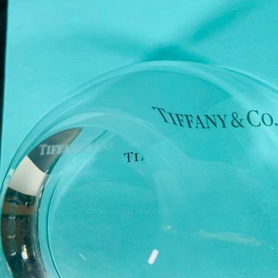 LOT 235: Small Tiffany Clear Crystal Bowl and Fostoria Coin Oval Bowl