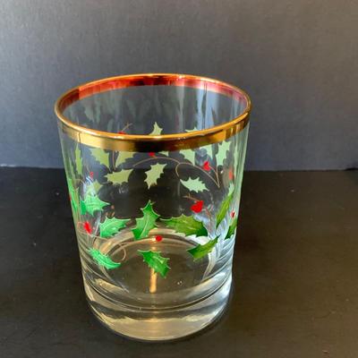 LOT 238: Large Selection of Christmas Linens, Holiday Glasses and Metal Decor