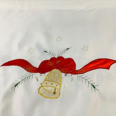 LOT 238: Large Selection of Christmas Linens, Holiday Glasses and Metal Decor