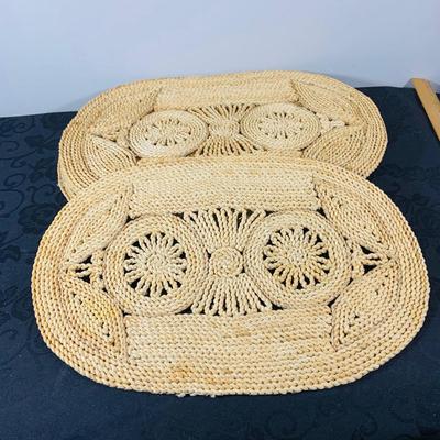 LOT 239: Spring Inspired Collection Forever Including Linen, Placemats sand Glass Drink Stirrer