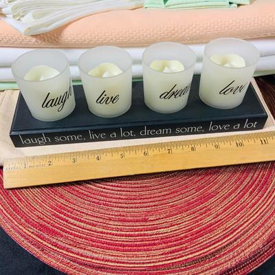 LOT 240: Large Selection of Lines -Table Cloths, Napkins and: Home Decor