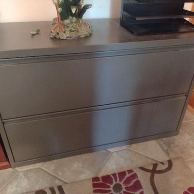 Double Drawer Metal Legal or Medical Filing Cabinet