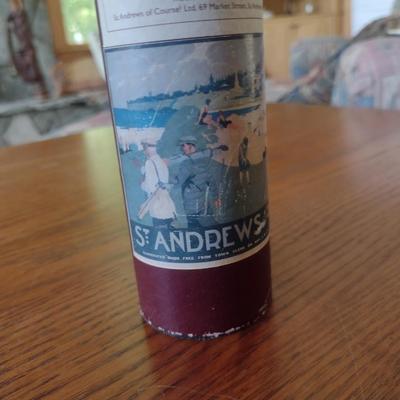Tube of 6 St. Andrews Playable Replica Gutty Balls