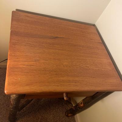 Pair of Rustic Style End Tables (GB1-MG)