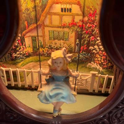 Mastercrafters Girl On Swing Mantel Clock (GB1-MG)