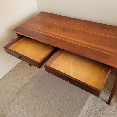 Wooden Desk, Computer Chair, and Rolling Mat (BR2-EL)