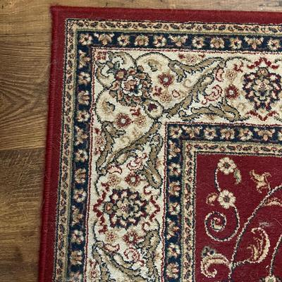 Maroon & Tan Are Rug (LR-MG)