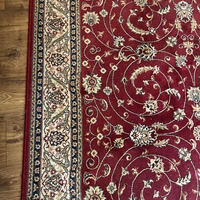 Maroon & Tan Are Rug (LR-MG)