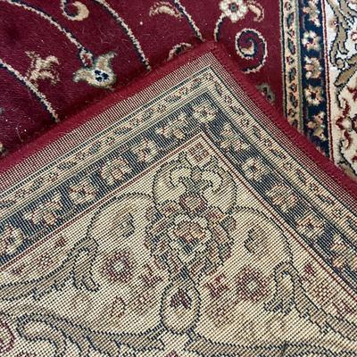Maroon & Tan Are Rug (LR-MG)