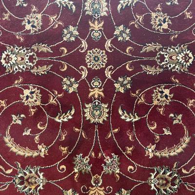 Maroon & Tan Are Rug (LR-MG)