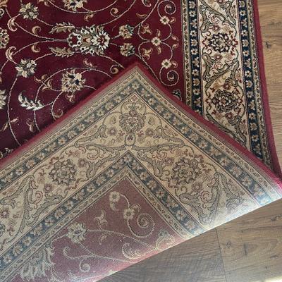 Maroon & Tan Are Rug (LR-MG)