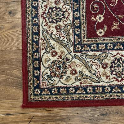 Maroon & Tan Are Rug (LR-MG)