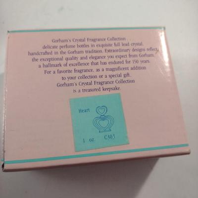 Gorham Crystal Fragrance Collection Perfume and Atomizer