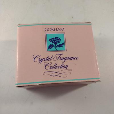 Gorham Crystal Fragrance Collection Perfume and Atomizer