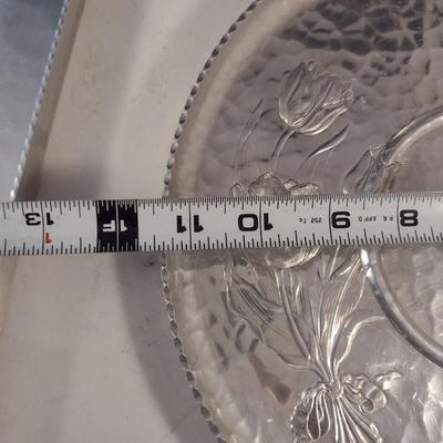 Collection of Vintage Metal Serving Trays