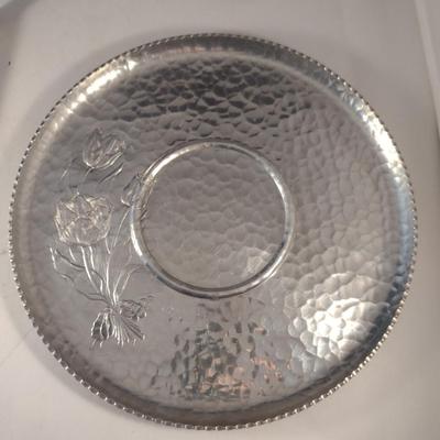 Collection of Vintage Metal Serving Trays