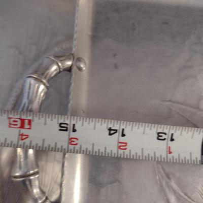 Collection of Vintage Metal Serving Trays