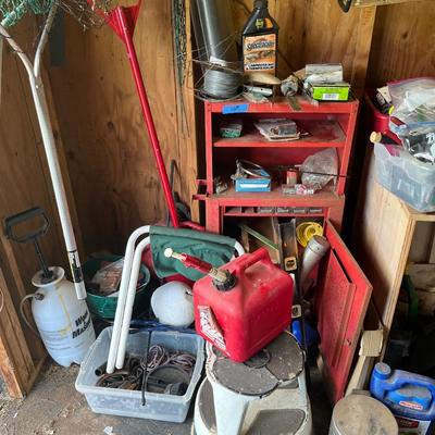 Sale Photo Thumbnail #172: Tools and tool box and more.

** FISHING NETS NOT INCLUDED**