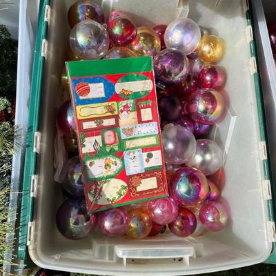 Sale Photo Thumbnail #189: Ornaments, timers, greenery, bulbs and more.