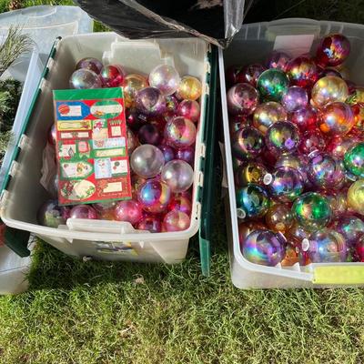 Sale Photo Thumbnail #184: Ornaments, timers, greenery, bulbs and more.