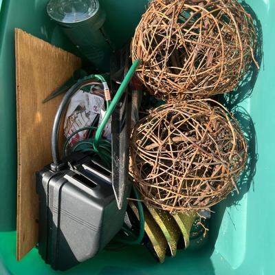 Sale Photo Thumbnail #186: Ornaments, timers, greenery, bulbs and more.