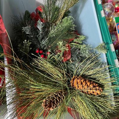 Sale Photo Thumbnail #190: Ornaments, timers, greenery, bulbs and more.
