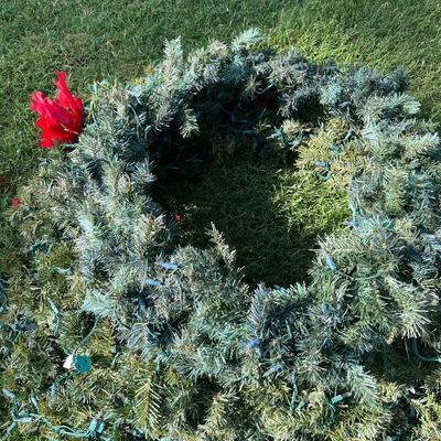 Sale Photo Thumbnail #196: Large sled, tree, wreaths