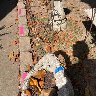 Sale Photo Thumbnail #217: Concrete bench and yard art