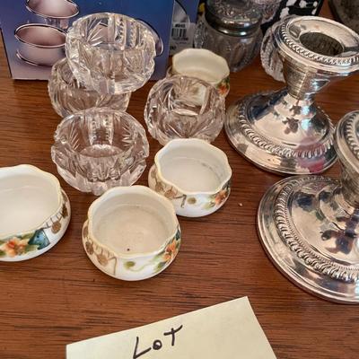 Sale Photo Thumbnail #86: Assorted Salt & Pepper Sets, salt cellars, etc - 21 items 