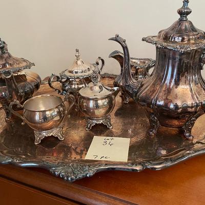 Sale Photo Thumbnail #122: Tea and Coffee Service set with tray  