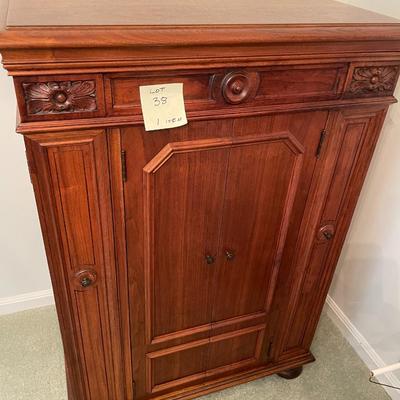 Sale Photo Thumbnail #126: Cabinet with 4 doors with lift up serving area 