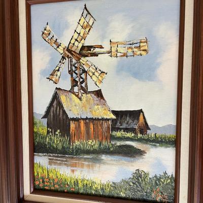 Sale Photo Thumbnail #180: 3 framed pieces - 2 original signed pieces 