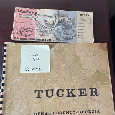 Sale Photo Thumbnail #198: 1965 Mustang owner's manual & Tucker Planning Overview Booklet from 1964