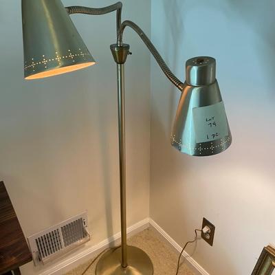 Sale Photo Thumbnail #204: MCM lamp with 2 lamps - working 
