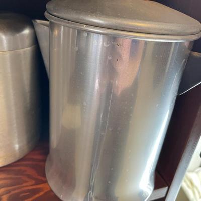 Sale Photo Thumbnail #262: Perculator - 3 piece cannisters 