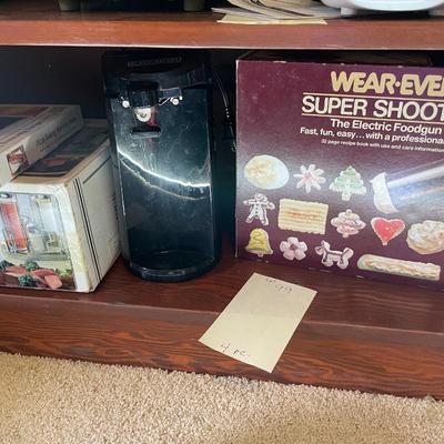 Sale Photo Thumbnail #284: 1 hot stone for small oven and stone cooker, electric food gun and can opener