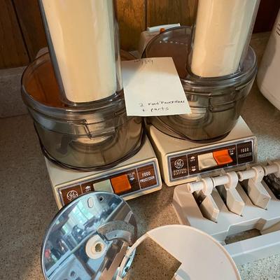 Sale Photo Thumbnail #350: 2 GE Food procers with accessories - works 