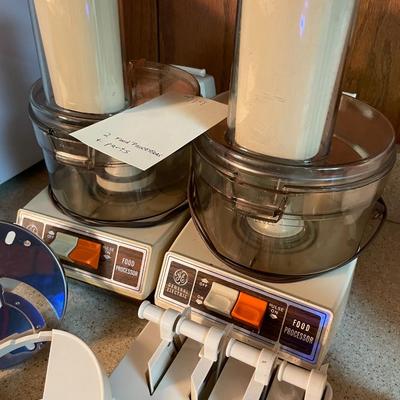 Sale Photo Thumbnail #349: 2 GE Food procers with accessories - works 