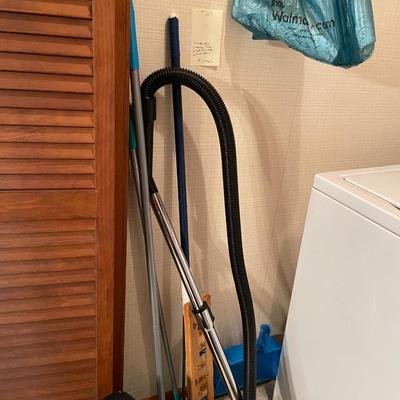 Sale Photo Thumbnail #373:  Hoover Runabout Vacum Cleaner, mops, dustpans 